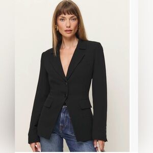 Reformation Bondi Black Blazer size small